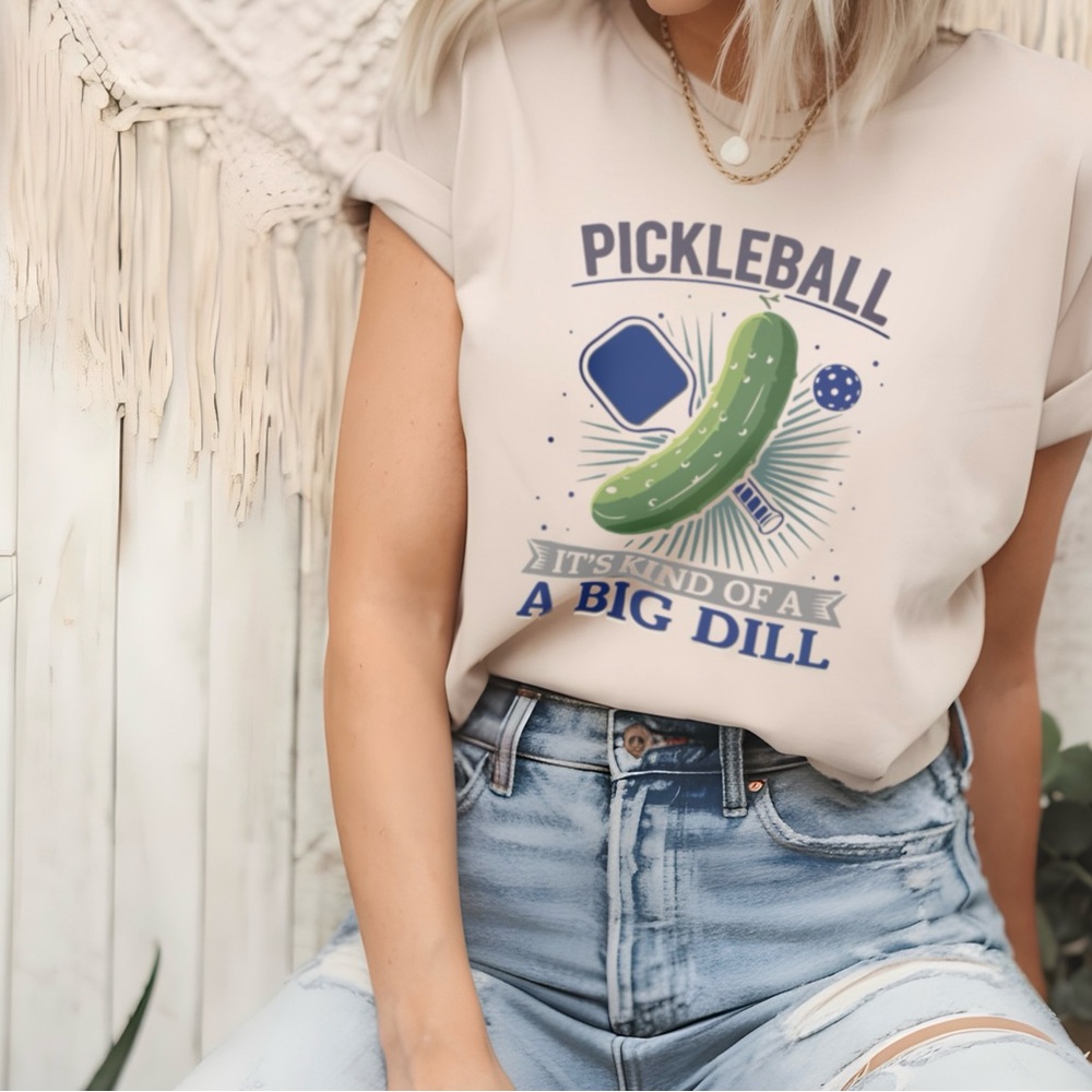 Comfort Colors Yellow Pickleball Tee